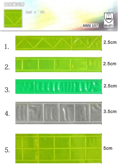 晶格螢光帶  45度照